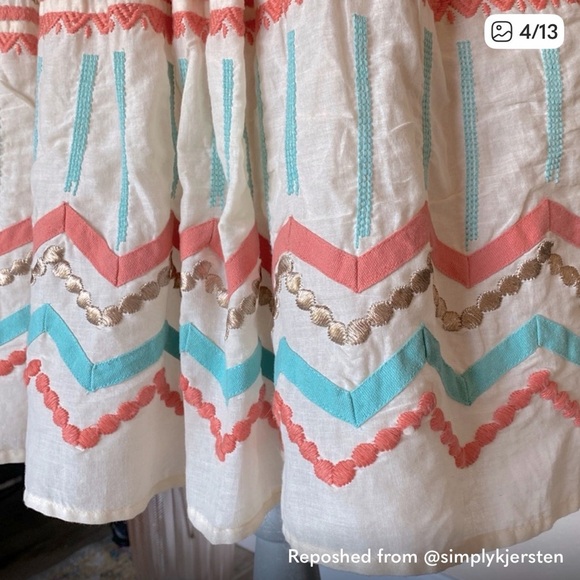 Tracy Reese Multicolor Embroidered Dress - Picture 3 of 6